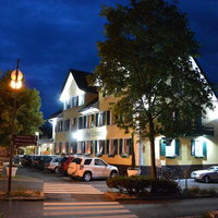 Landgasthaus Löwen Sulz in der Nacht